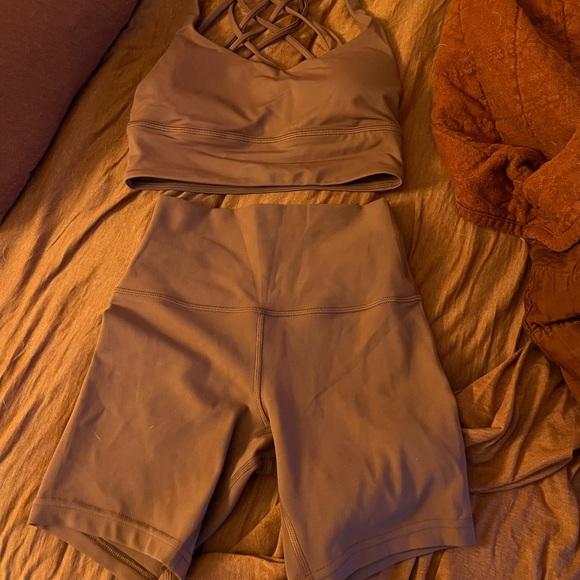 lululemon athletica Tops - Lululemon smoky red set